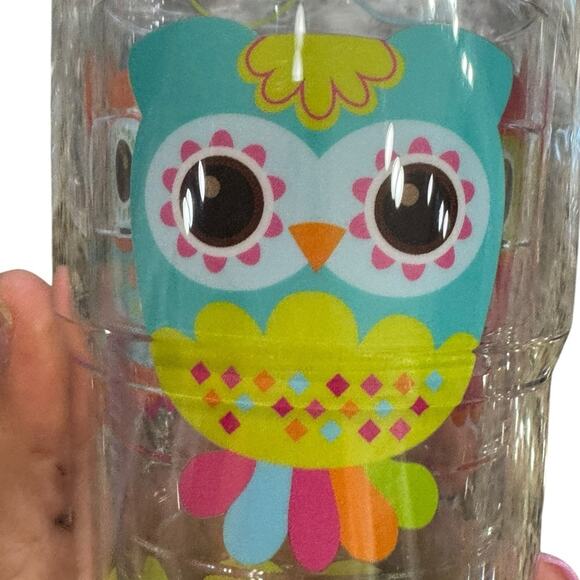 TERVIS Clear 24 ounce OWL with vibrant pink lid. NEW - Picture 7 of 10